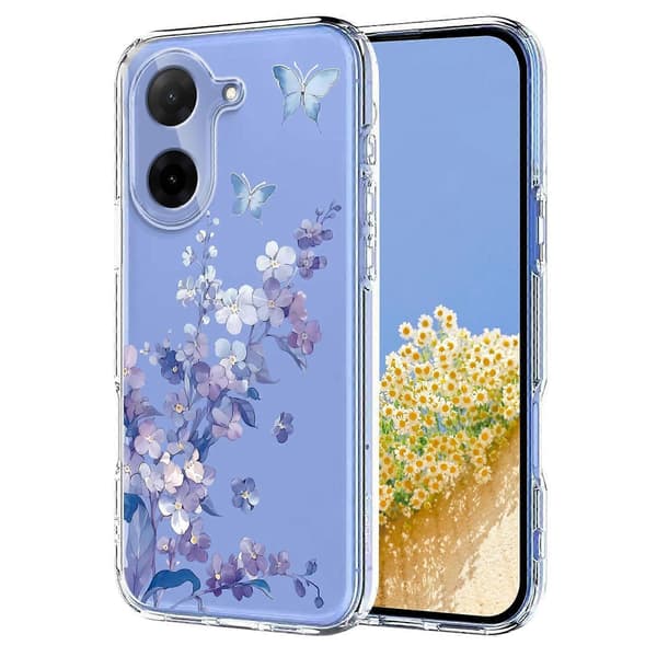Blomstermønster Malet TPU Telefoncover til Redmi A5 4G 173.3mm