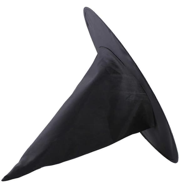 Halloweenfest Heksehatte Edderkopper Gylden Spids Hat Cosplay Tilbehør Unik Heksehat Spandhat Tilbehør Sort A