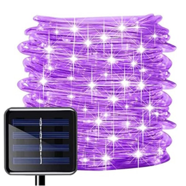 100 LEDin putkivalot, IP65 vedenpitävät aurinkokeijuvalot