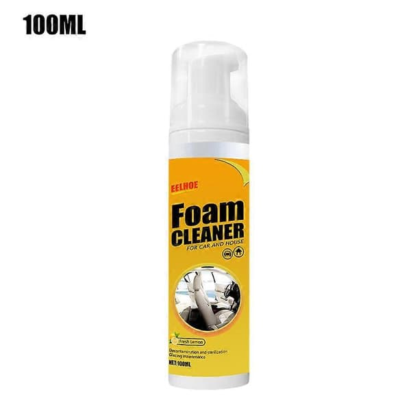 100 ml bilskinnskumrens med sitronsmak, multifunksjonell, enkel å bruke A