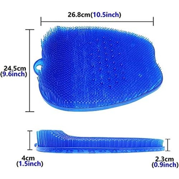 Duschfot Scrubber Massager Cleaner, Tvätta fotbad Massage