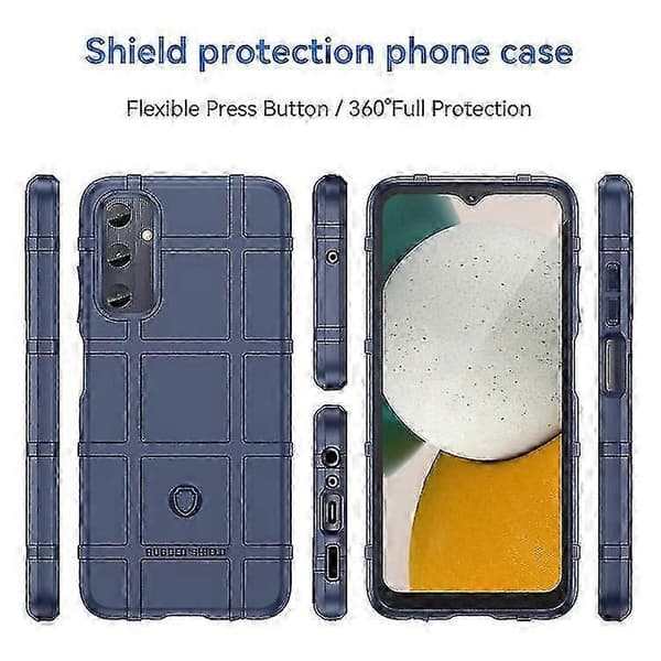 För Samsung Galaxy A05s Fulltäckande Stötsäkert TPU-telefonfodral Blå