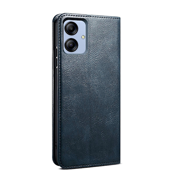 För Samsung Galaxy A04e Oljevax Crazy Horse Textur Läder Telefonfodral A