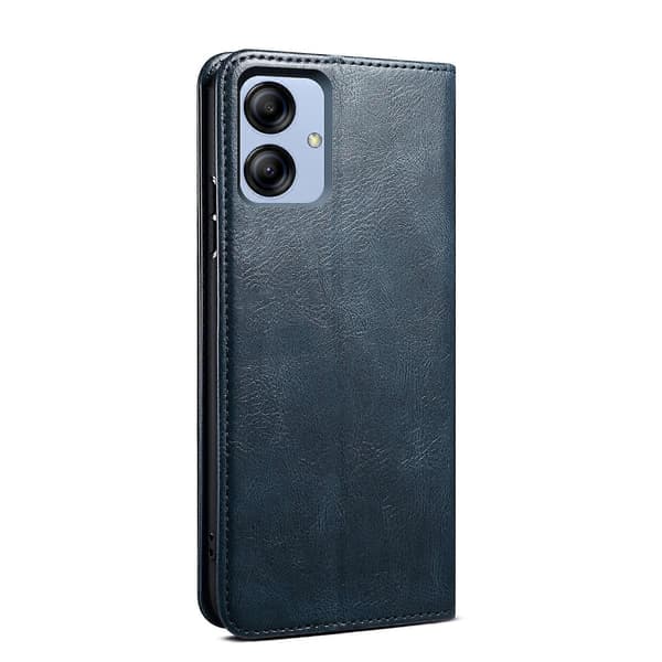Til Samsung Galaxy A04e Olievoks Crazy Horse Tekstur Læder Telefoncover A