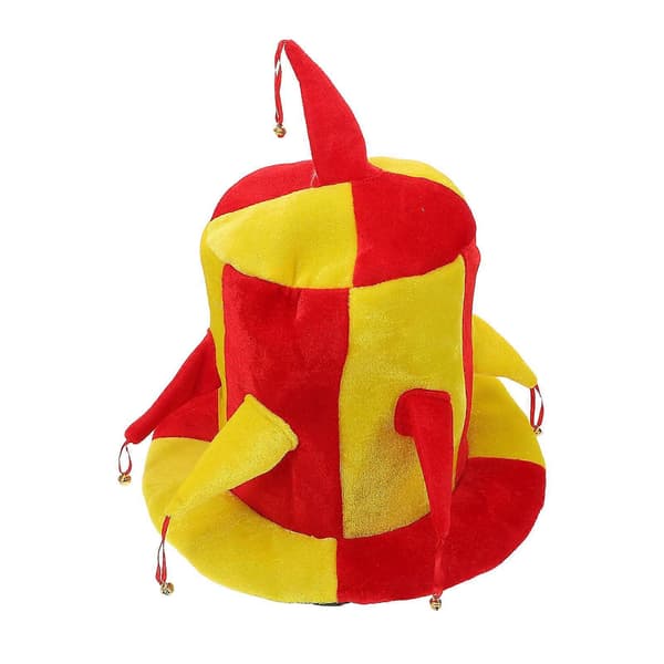 Karneval Klovnehatt for dekorasjon Halloweenfest Flerfarget A