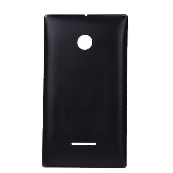 Ensfarvet batteribagcover til Microsoft Lumia 532 Sort