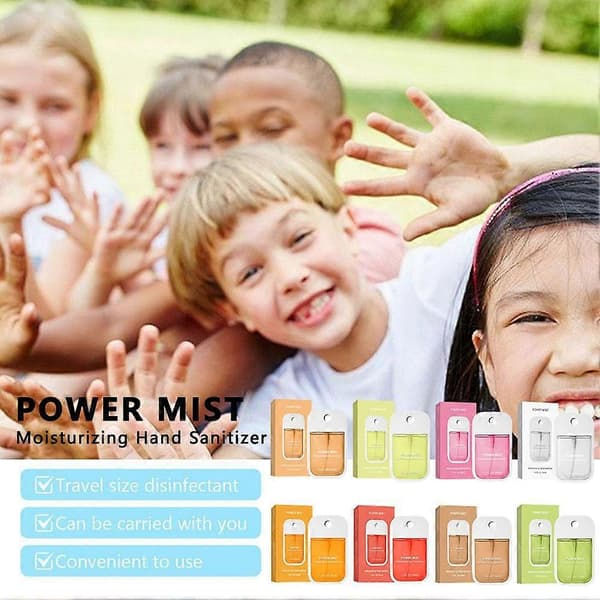45 ml Power Mist kosteuttava käsidesisuihke aikuisille ja lapsille A