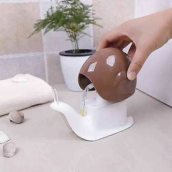 Söt snigel tvålautomat för kök, badrum etc. (120ML) (Brun) A