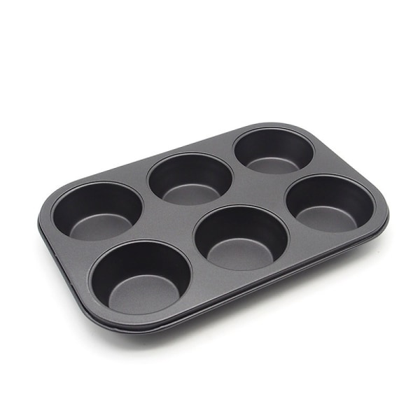 Muffinform silikone, muffinbakke til 6 muffins, til cupcakes,