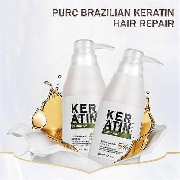 1-3 stk. brasiliansk keratin 12% formalin 300 ml keratinbehandlingsshampoo - hårreparation L6 A