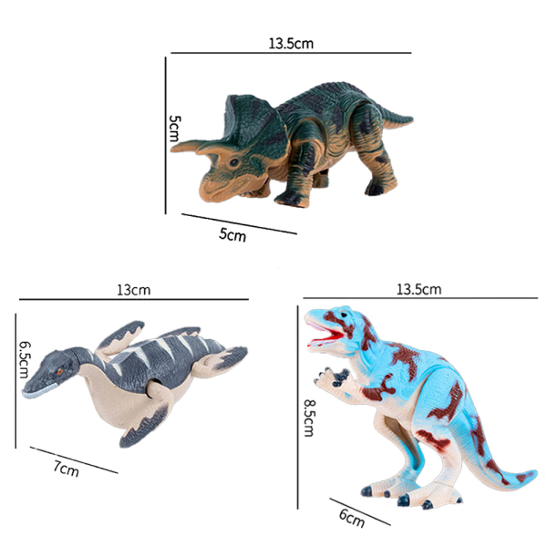 Ylös kääntyvä jousi simulointi dinosaurus lelu malli lasten lelu 3