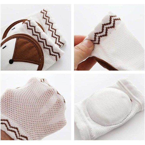 Babyskydd för knän för krypning, unisex babyskydd för krypning halkfri