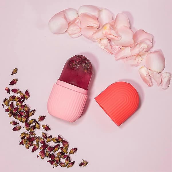 ISANSIKTSROLLER, Isansiktsmassager Hudvårdsverktyg Ögonpuffi (rosa)