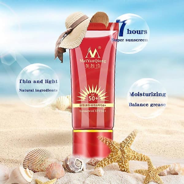 SPF 50+ Solkrem Whitening Solblokk Reparerende Oljekontroll Fuktighetskrem A