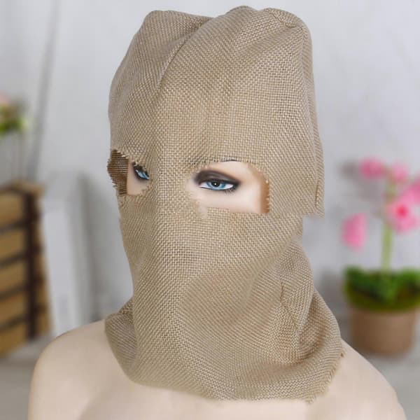 Sjov Røver Balaclava Herre Kostume Hatte Halloween Gave Pullover Hat Blød Hue Halloween Gave Varm Blød Balaclava Hat A