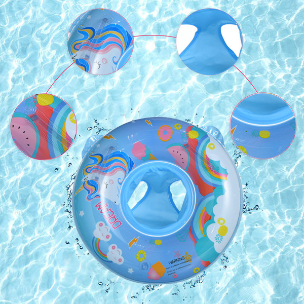 Babysvømmeflyder, oppustelig svømmering med flydesæde