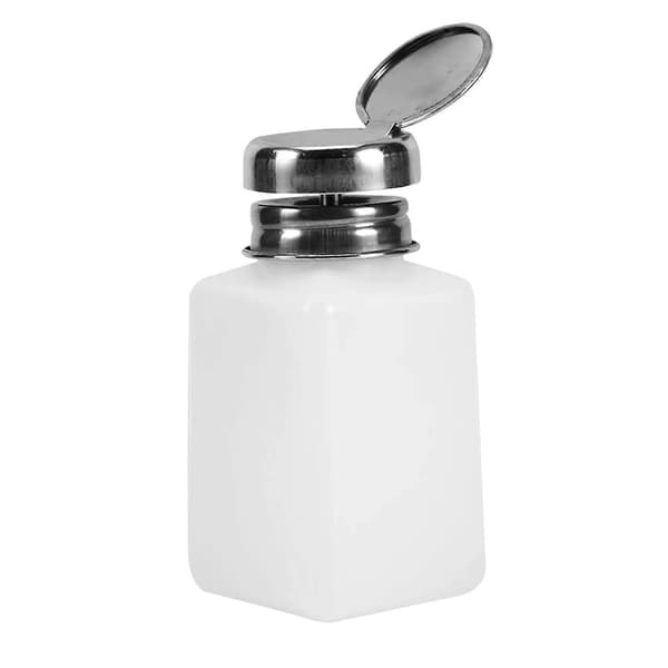 200ML Plastpumpdispenser Tom Plastvätskeförvaringsflaska för nagellack A