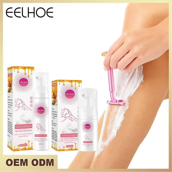 30/100 ml Honningmousse Hårfjerningsspray Smertefri Rask Hårfjerner Tåke for Arm og Ben A