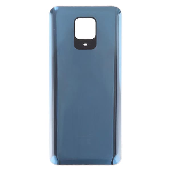 Til Xiaomi Redmi Note 9S OEM Glas Batteri Bagcover Grå