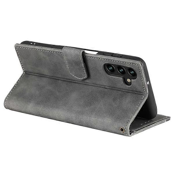 Kompatibel med Samsung Galaxy A16 5G / A16 4G Läderfodral Splicing Stitching Plånboksställ Telefonfodral med Rem A
