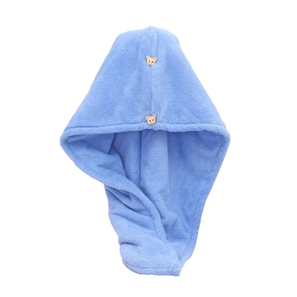 Hårhåndklædeindpakning Hurtigtørrende，Absorberende turbanhovedindpakning til