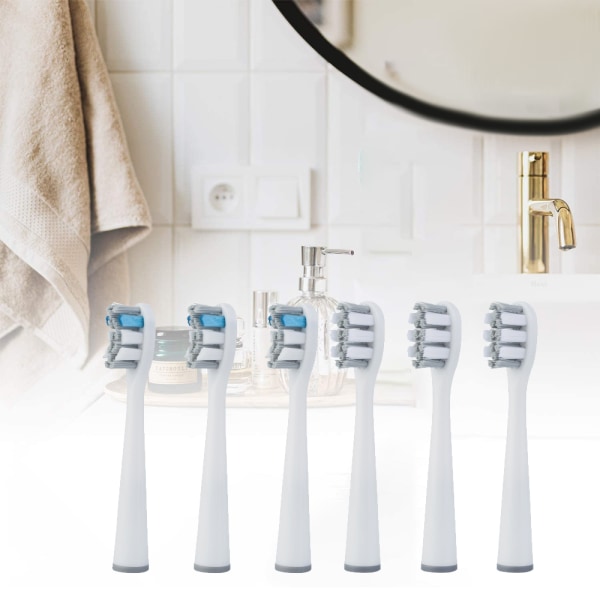 Erstatningstannbørstehoder Elektrisk tannbørste 6 stk