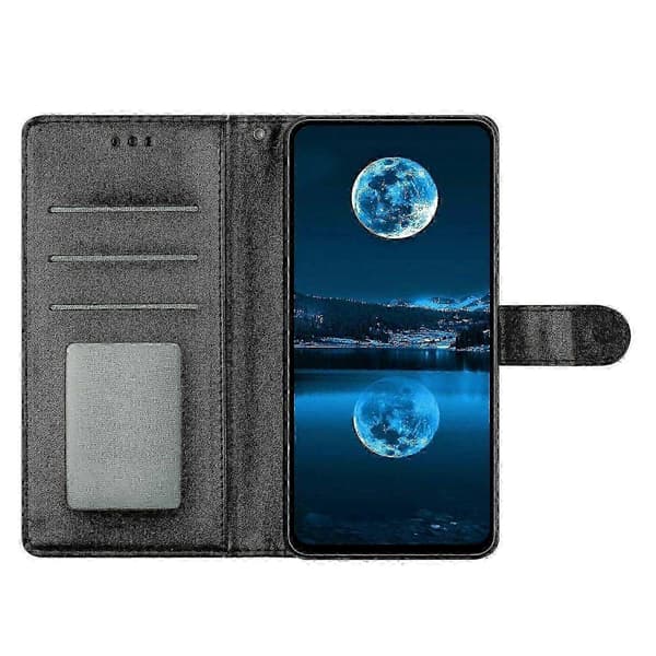 För Samsung Galaxy A07 Läderfodral Plånboksställ Telefonfodral med Praktisk Rem A