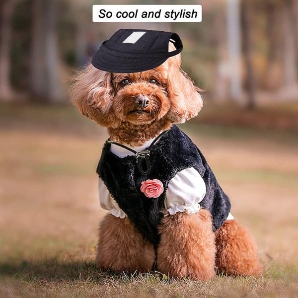 Hundehatt, Baseballcaps for kjæledyr/Hundesportshatt/Visorcaps med øre