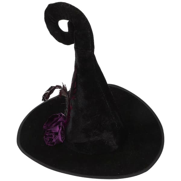 Halloween heksehue Holdbar sort heksehue til dekoration Halloween-artikler A