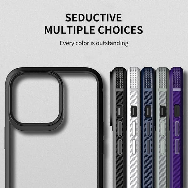 iPhone 14 Pro Max iPAKY iskunkestävä PC + TPU suojakuori (musta)