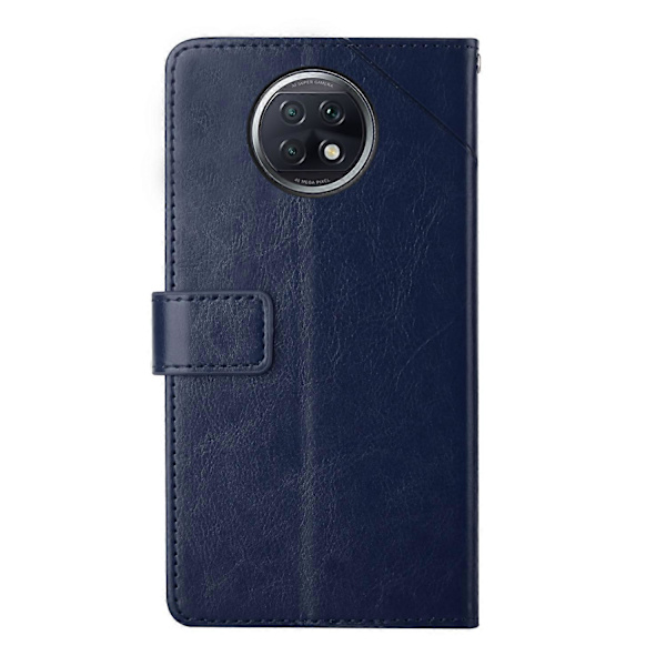 För Xiaomi Redmi Note 9 5G / Note 9T 5G Y-sömmar Horisontellt vikbart läderfodral