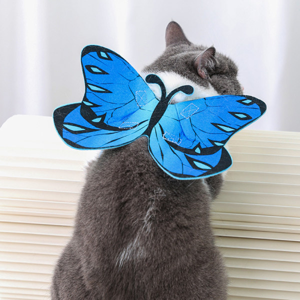 Kæledyrstrykt sommerfugl bliver til en interessant flerfarvet kat