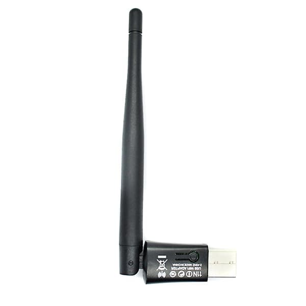 USB Wifi-adapter Trådløs mottaker senderantenne Nettverkskort for PC stasjonær datamaskin A