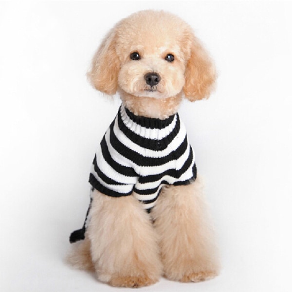 Halloween kjæledyr genser skalle stripe erme katt hund klær kjæledyr