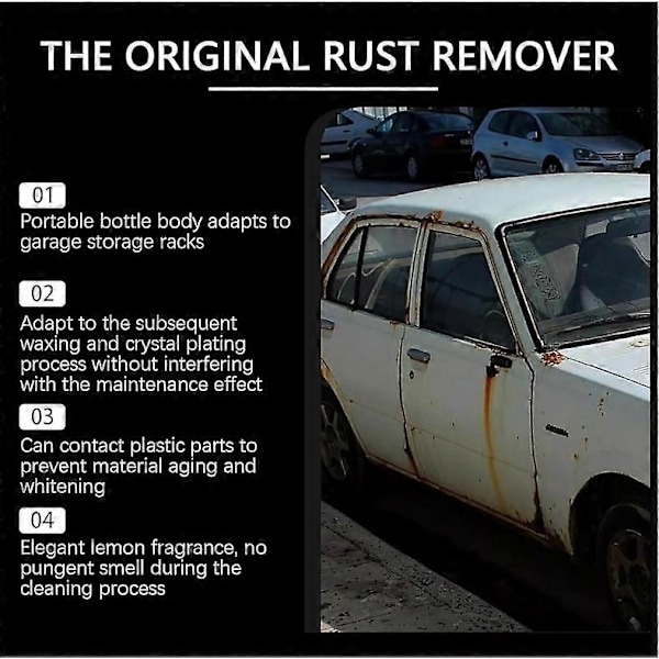 1/2/3 stk. Nexa Rustfjerner Spray, Nexa Bil Ridsefjerner, Rustfjerner til Metal 30ML A