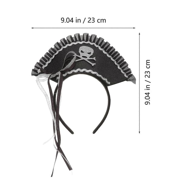 Halloween-merirosvopanta koristeeksi hiusvanteilla A