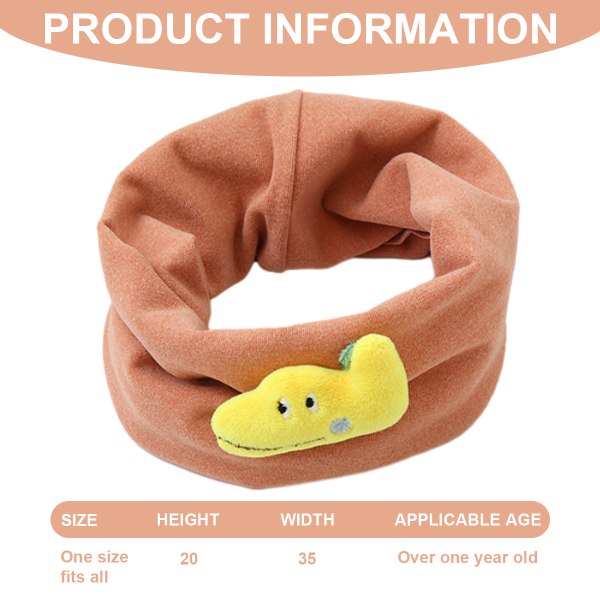 Kids Scarf Soft Warm Knit Neck Warmer Winter Classic Scarf for B