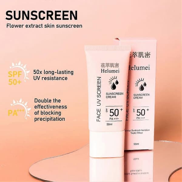 Vandfast solcreme lotion SPF50+ til ansigt og krop 50ml A