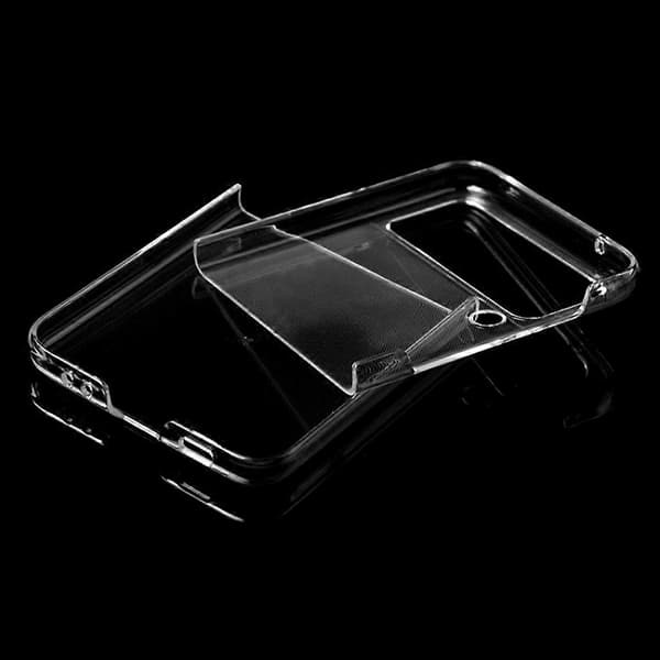 Superpraktiskt stötsäkert transparent telefonfodral för z flip3