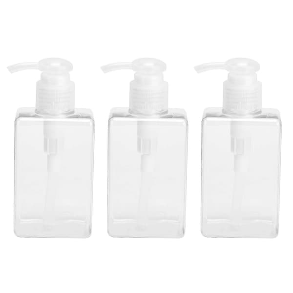 3 st 150 ml pumpflaskor Tomma flytande handtvålsbehållare Plastpressflaskor för kök badrum A