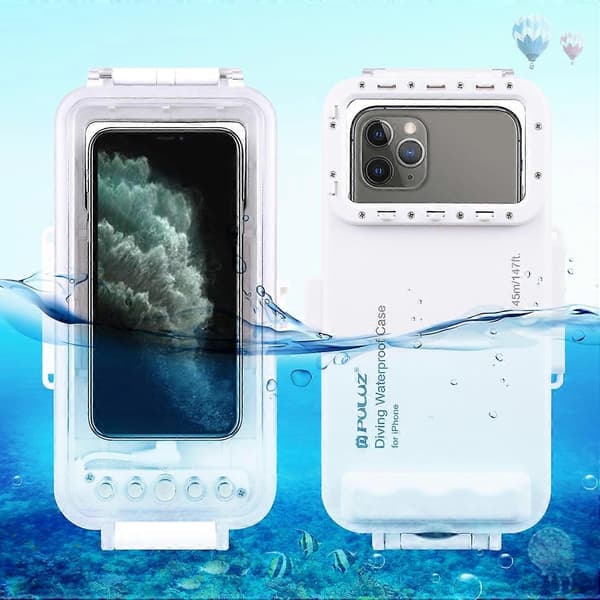 PULUZ 45m/147ft Vanntett Dykkerveske for iPhone