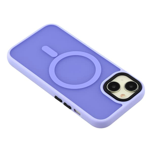 Til iPhone 14 Plus etui kompatibel med MagSafe Skin-Touch PC + TPU telefoncover