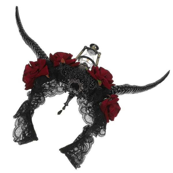Horn Pannebånd Antilope Hodeplagg for Dekor Halloween Bruk A