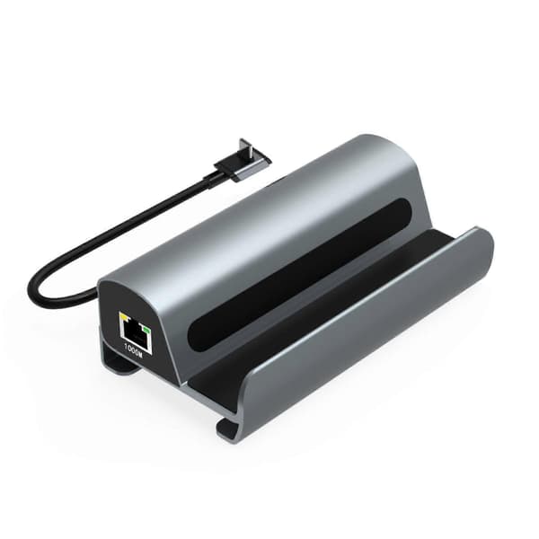Steam Deck Dockingstasjon 6-i-1 HUB USB Type C til -kompatibel 4K 60Hz RJ45