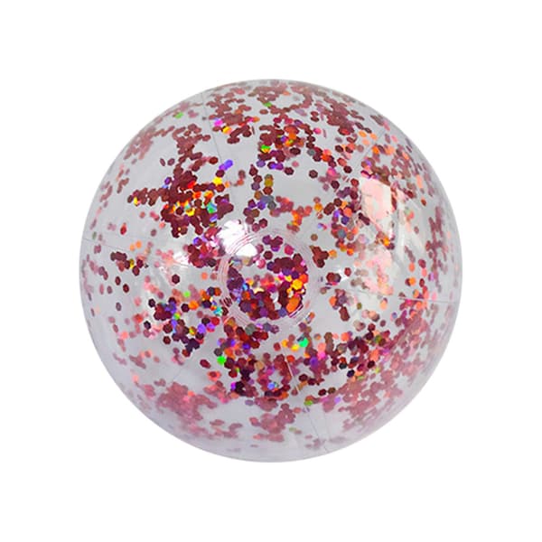 24\"/16\" Stor oppustelig glitter pool strandbold til sommer strand pool fest A