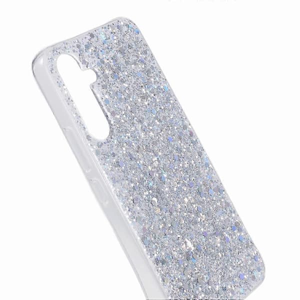Til Samsung Galaxy A35 5G Deksel Glitrende Ripebestandig TPU Telefondeksel A