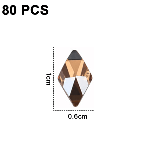 Diamond Crystal Nail tekojalokivi jalokivihelmi