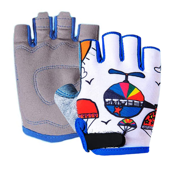 Cycling Gloves | Fingerless Gloves for Kids | Perfect for Bike,