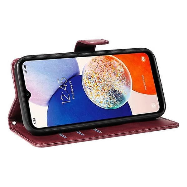 Kompatibel med Samsung Galaxy A54 5G Fodral PU Läder Folio Flip Plånboksfodral A