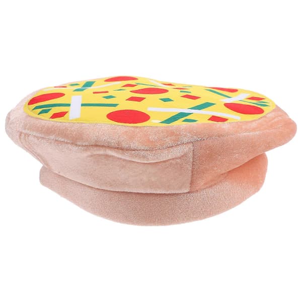 Sjov Pizza Hat Halloween Kostume Tilbehør til Festdekoration A